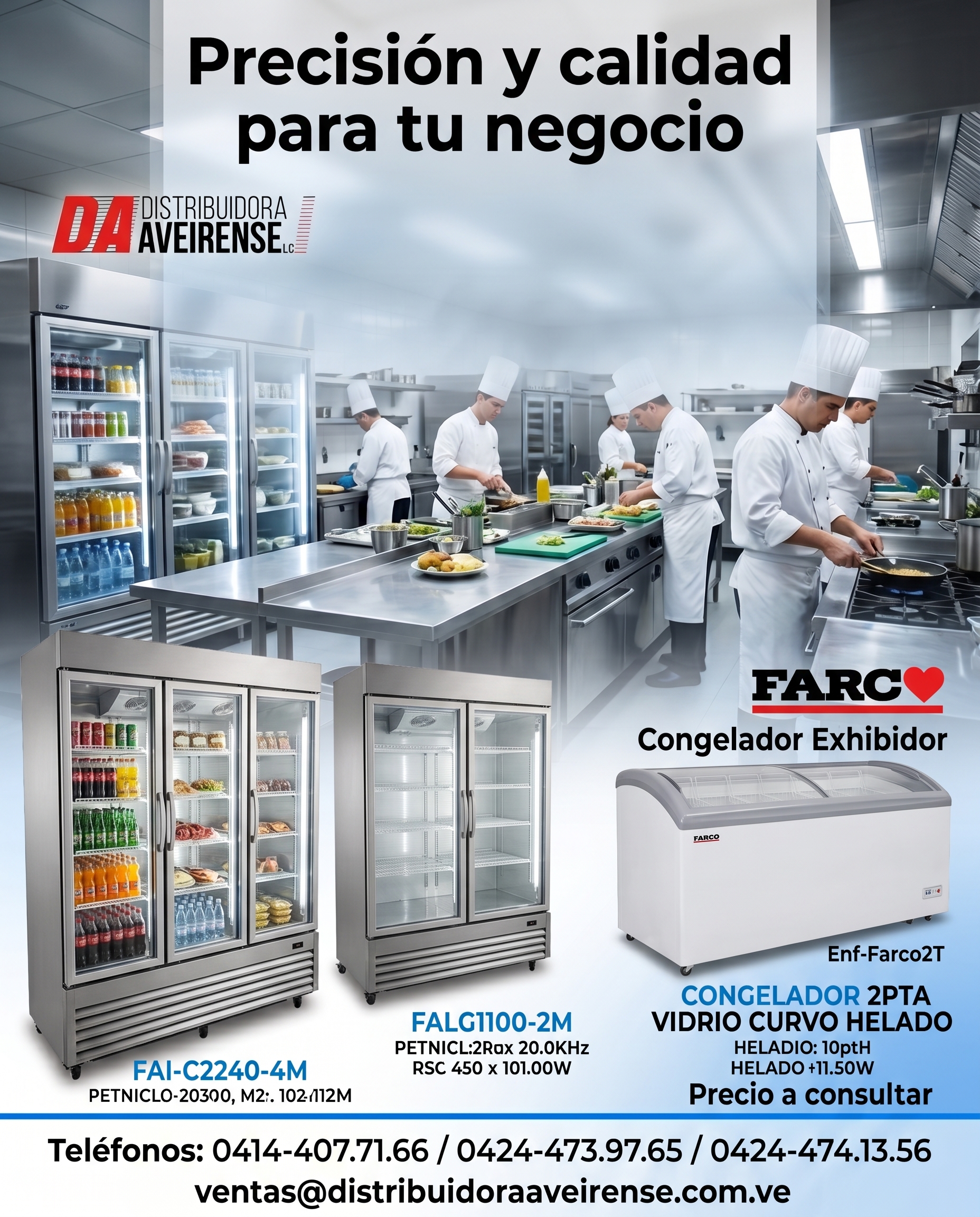 ¡Equipa tu cocina comercial con la mejor calidad y tecnología del mercado!